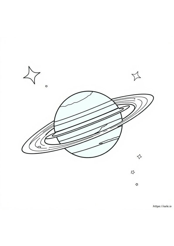 Planeta Netuno Para Colorir