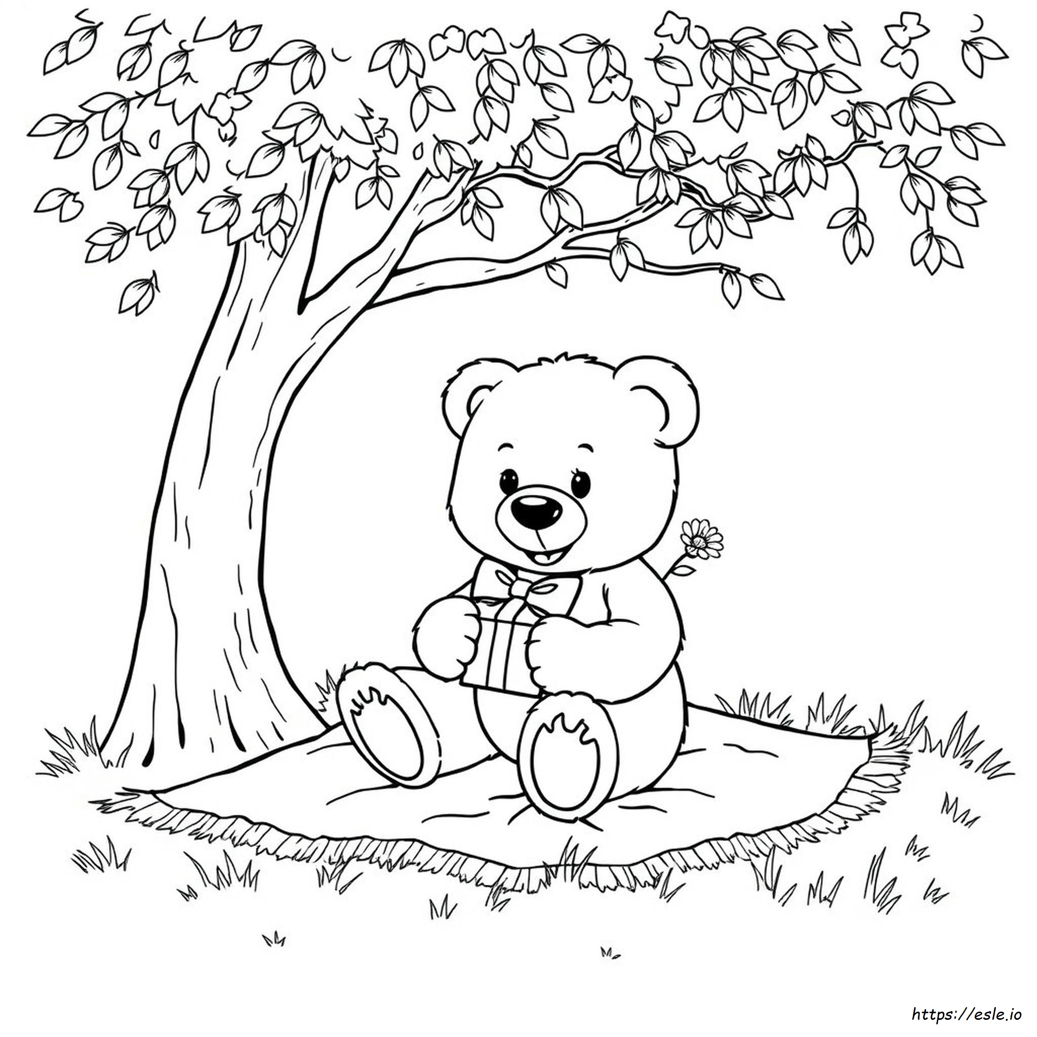 Teddy Bear Colouring Pages Printable