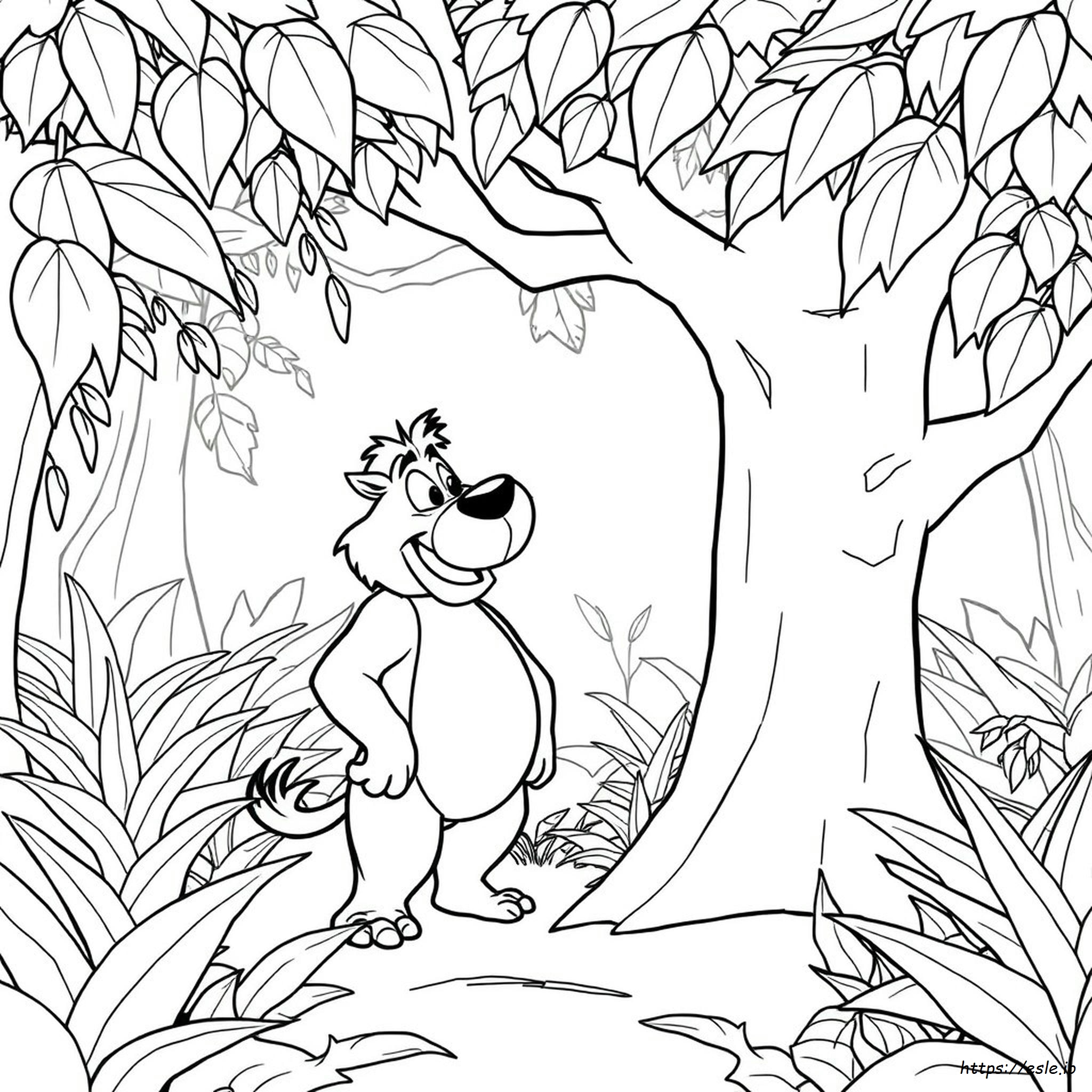 Baloo Jungle Book Coloring Pages