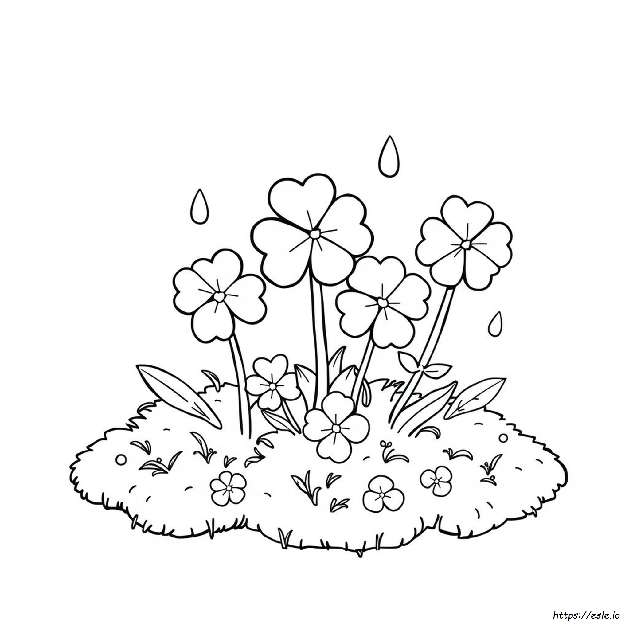 Shamrock Coloring Sheets Free
