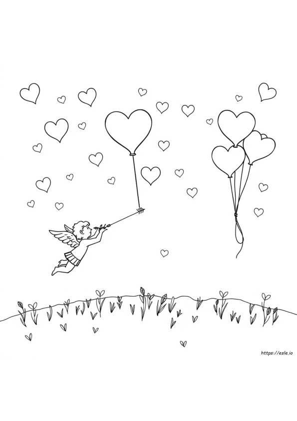 Free Coloring Pages Valentines Day Cards