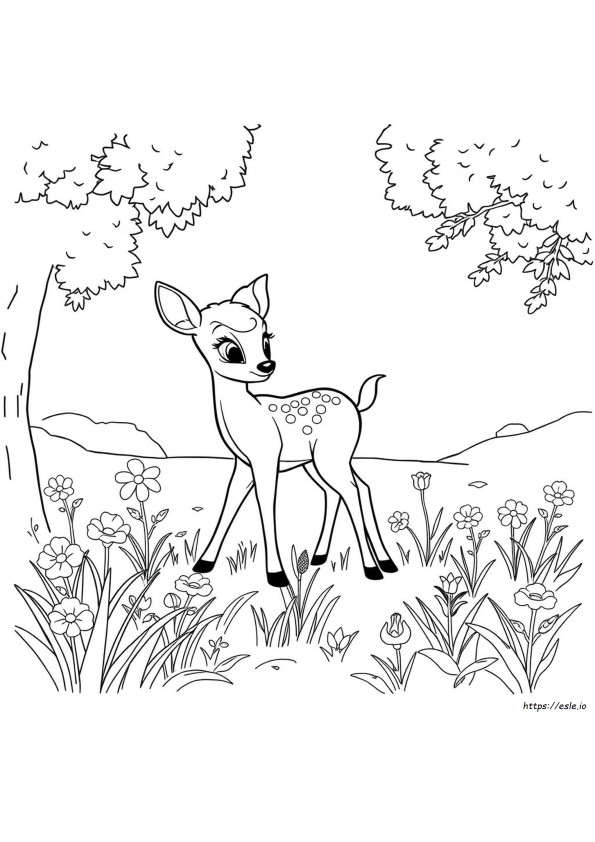 Bambi Színező