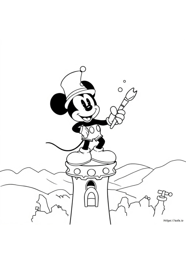 Desene De Colorat Cu Epic Mickey 2