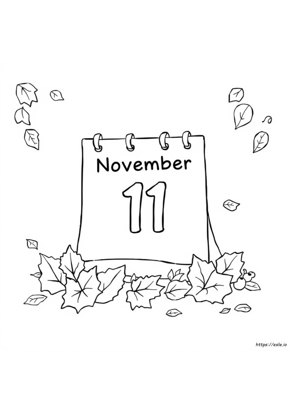 Coloriages De Novembre