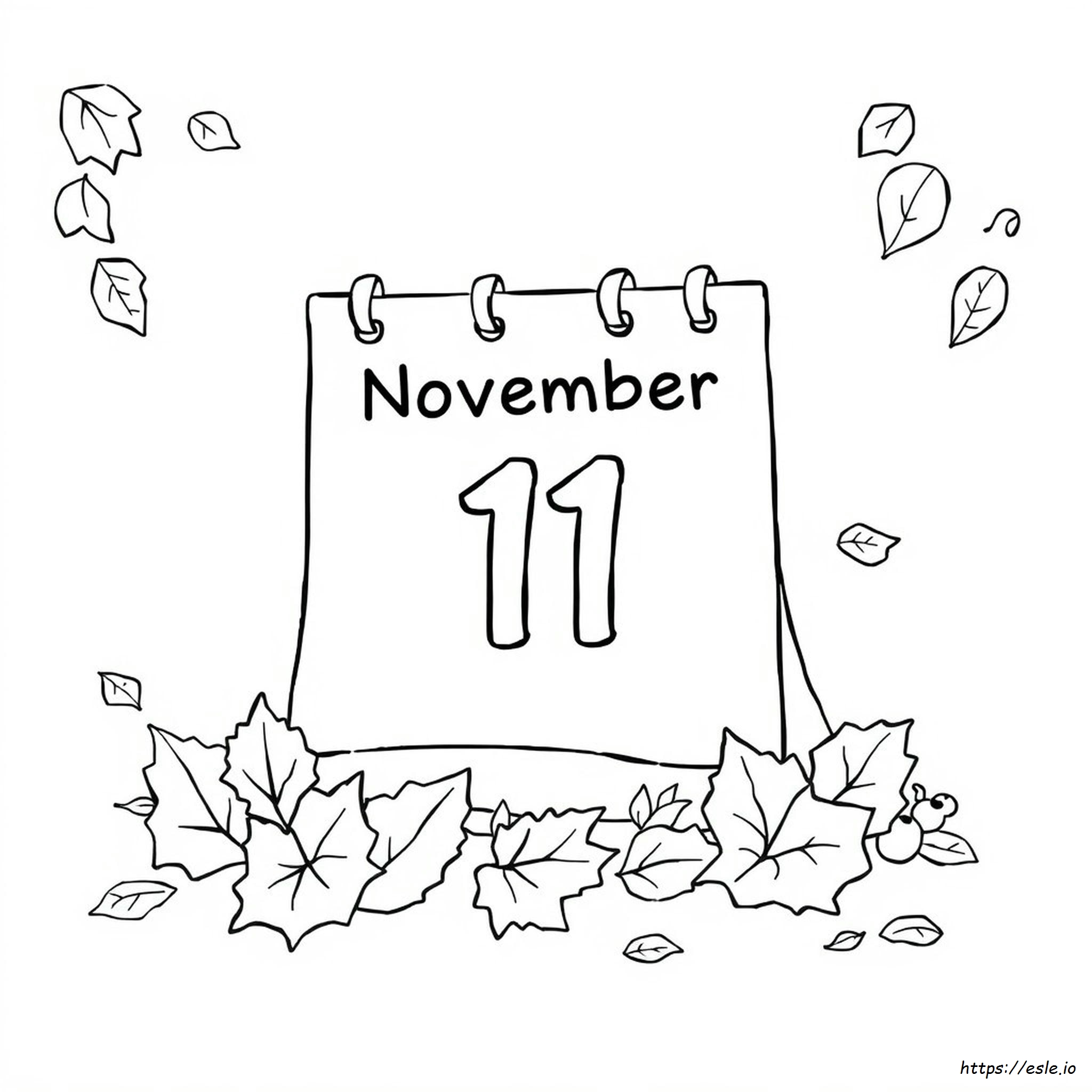 Coloring Pages Of November