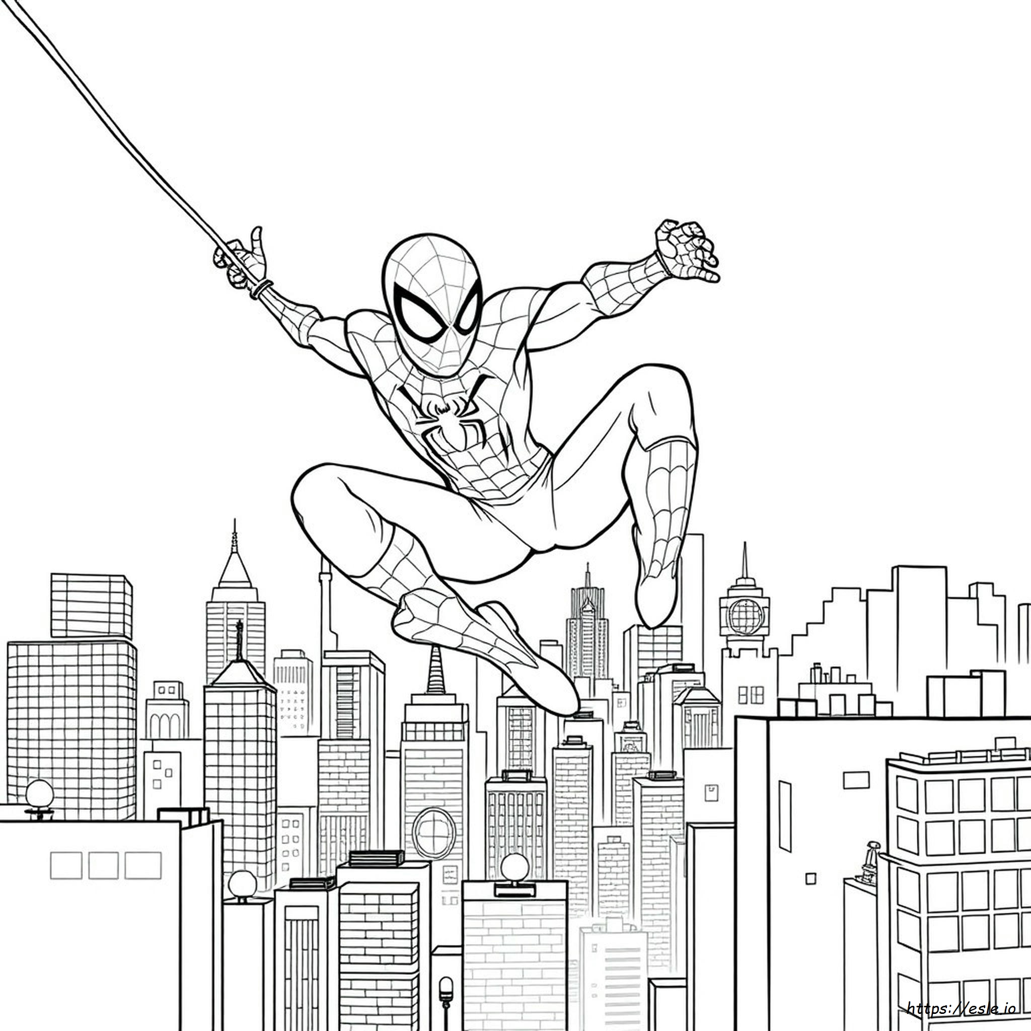 Coloriages Spiderman À Imprimer