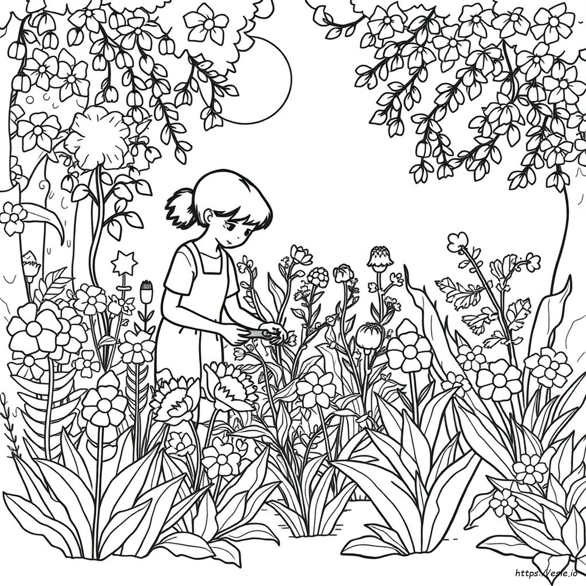 In The Garden Coloring Book