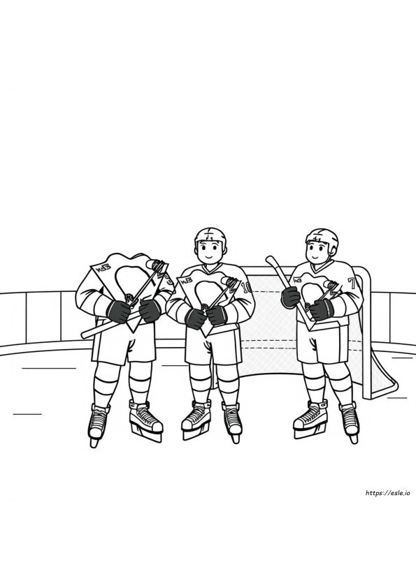 Pittsburgh Penguins Kleurplaten