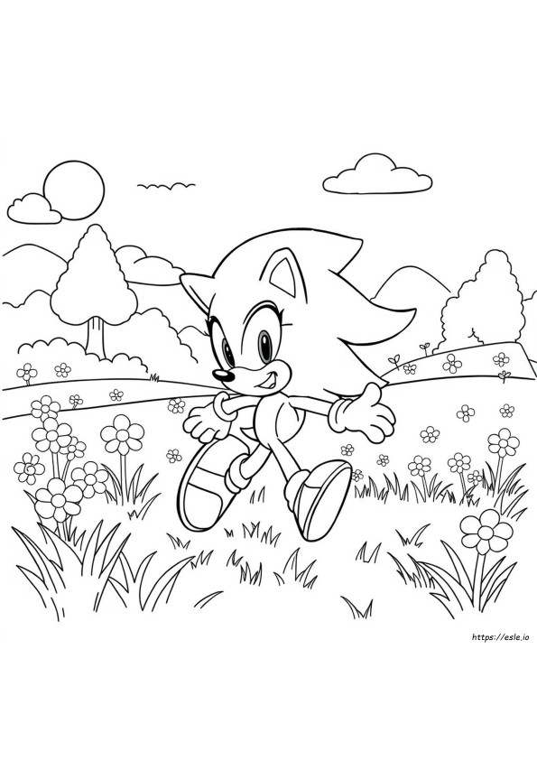 Free Sonic Coloring Pages To Print