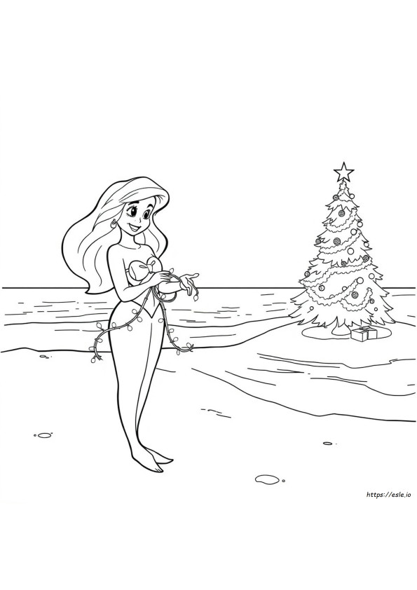 Ariel Weihnachten Ausmalbilder