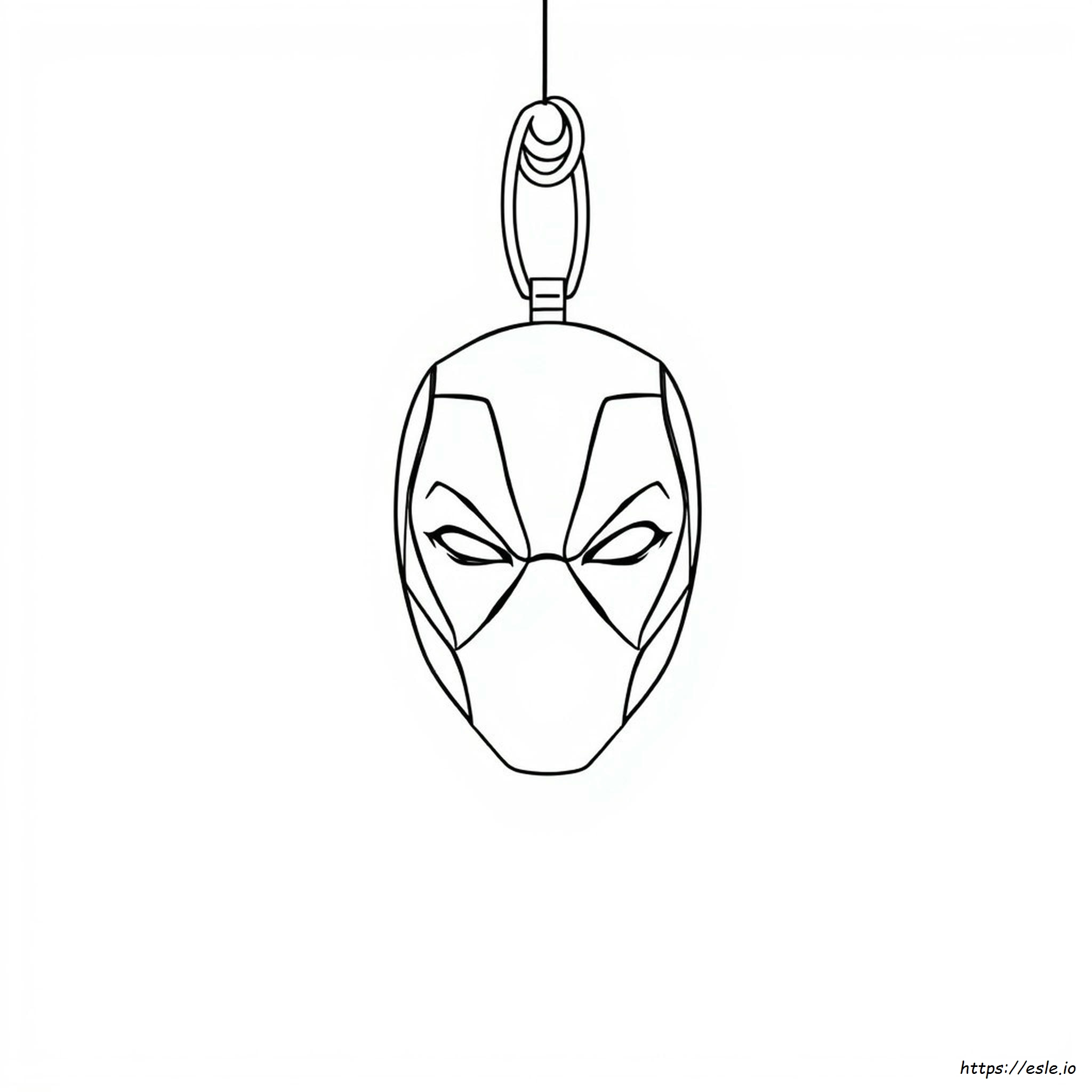 Deadpool Maske Ausmalbilder