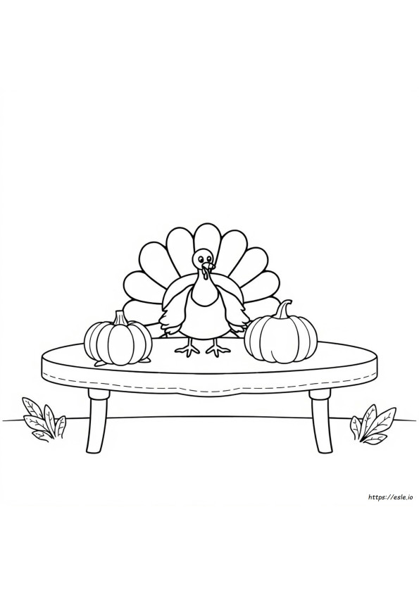 Thanksgiving Coloring Pages For 3 Year Olds