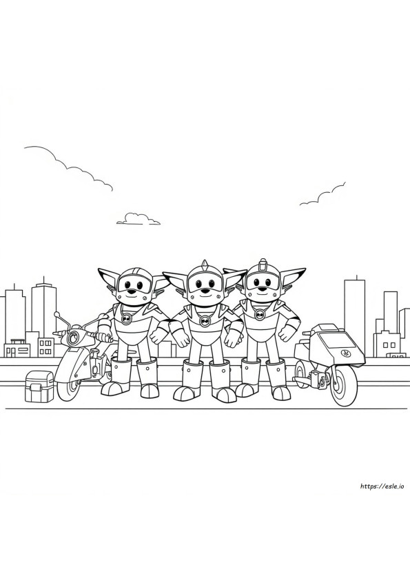 Superwings Kleurplaten
