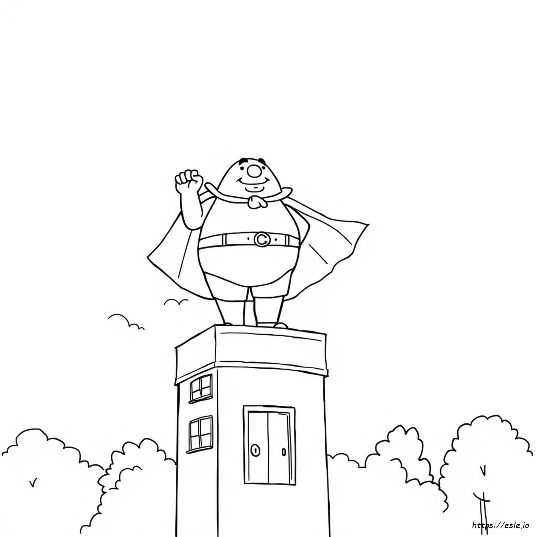 Captian Underpants Coloring Pages