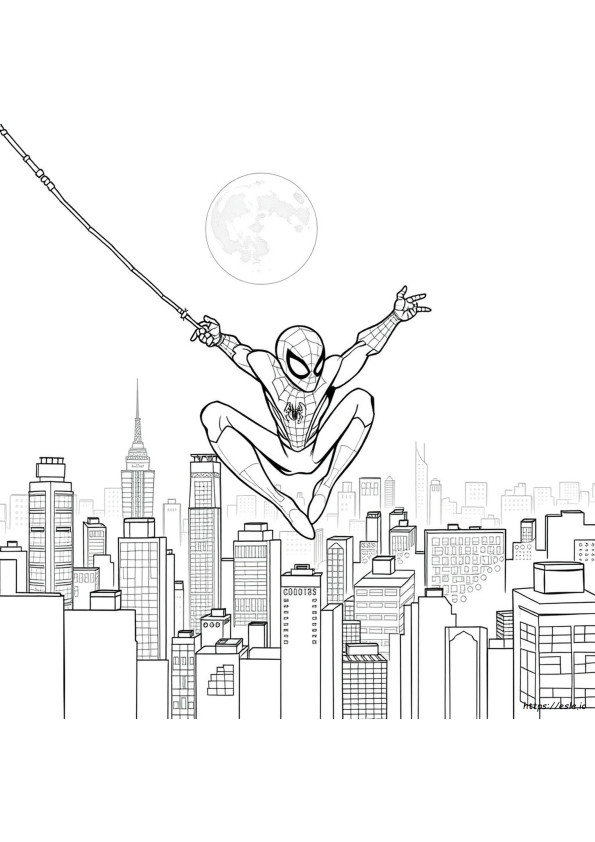 Spider Man Schizzo Da Colorare