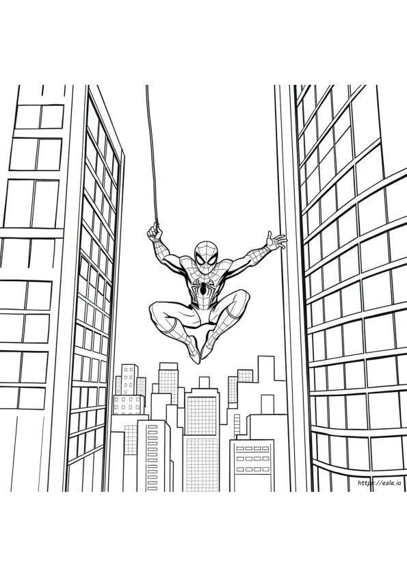 Spiderman Da Colorare Gratis