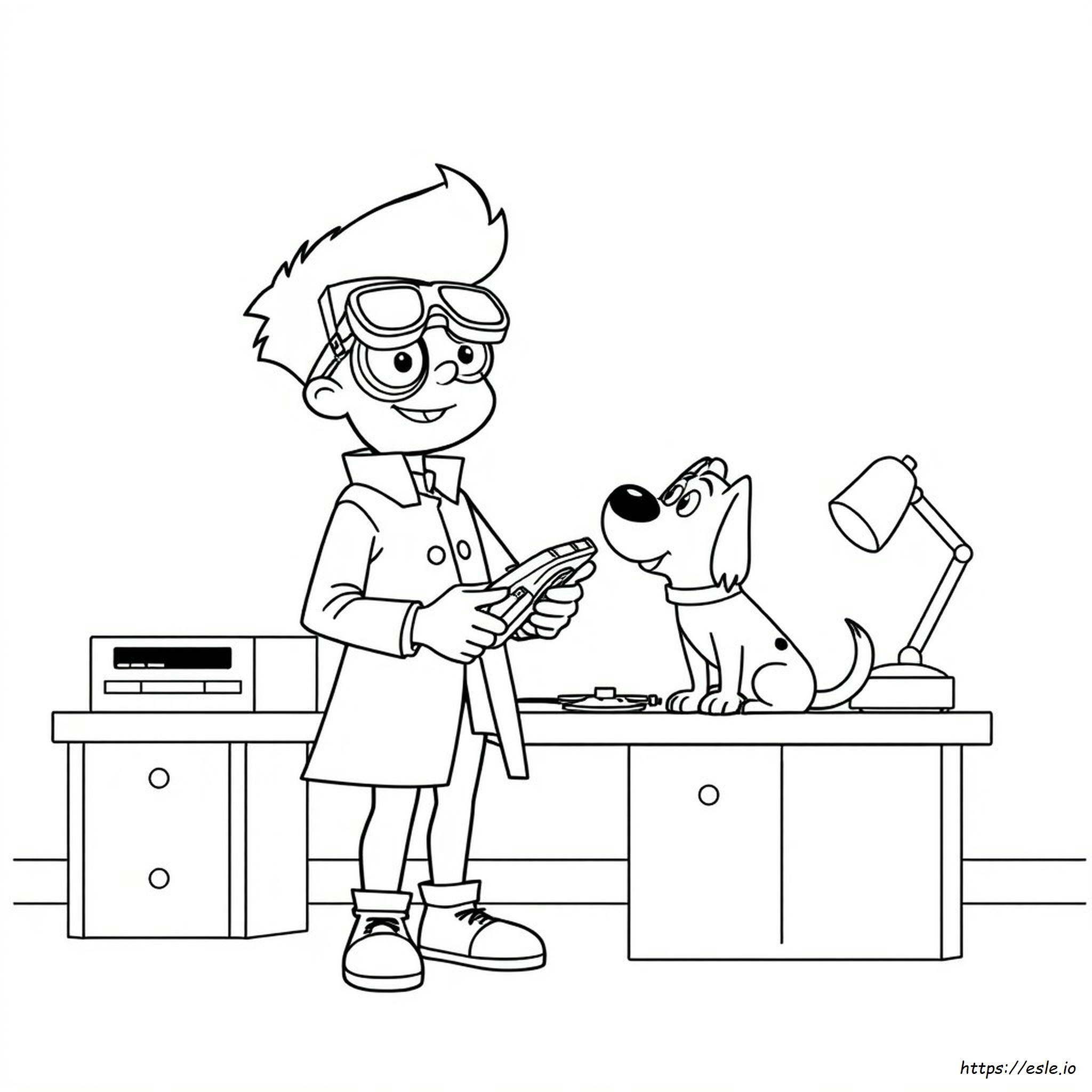 Coloring Pages Of Johnny Test