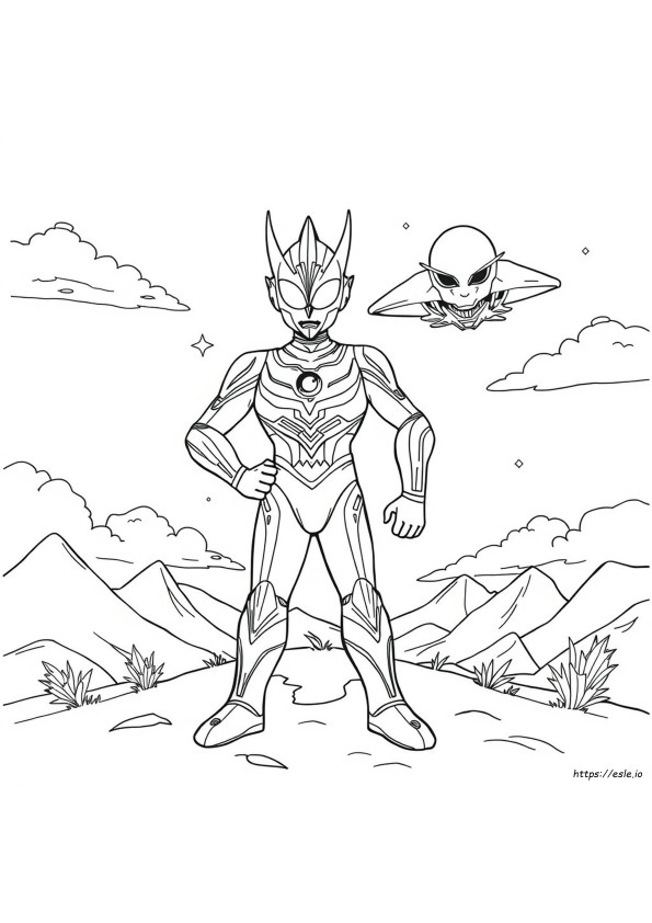 Ultraman Tiga Da Colorare