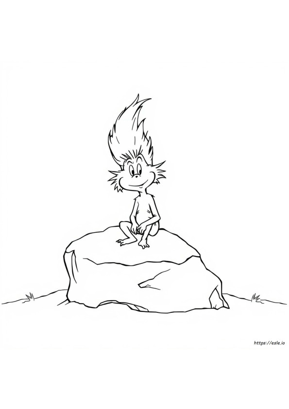 Thing 2 Coloring Page