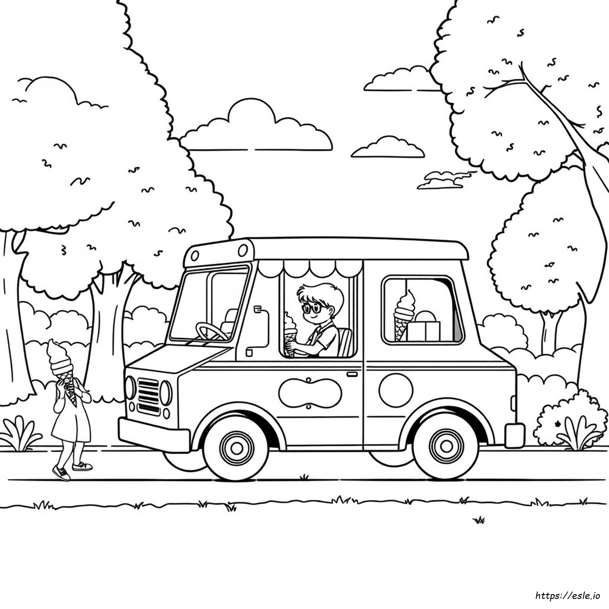 Summer Treats Coloring Pages