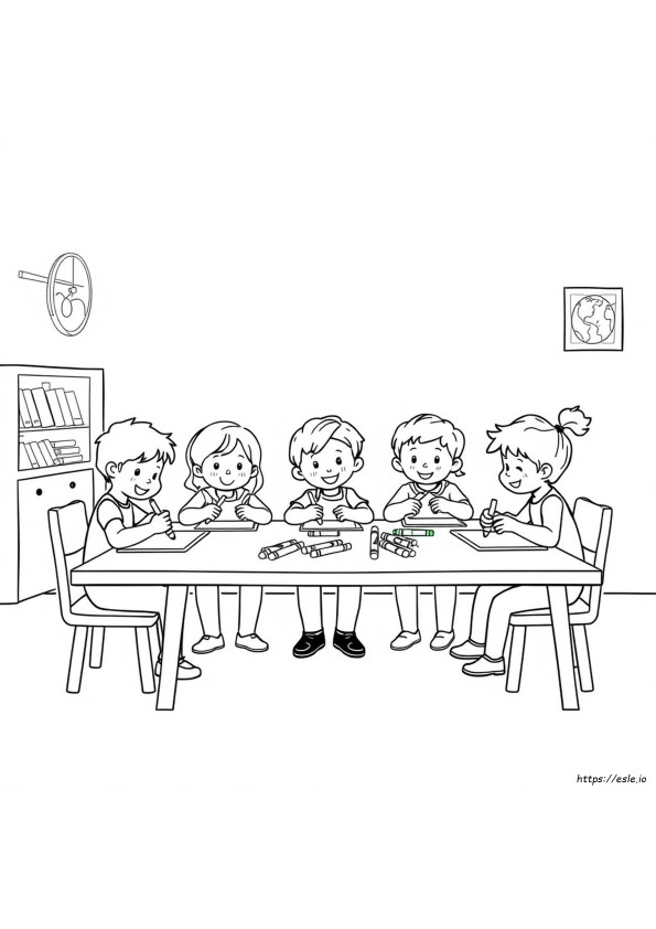 Kindergarden Printable Coloring Pages For Kindergarten