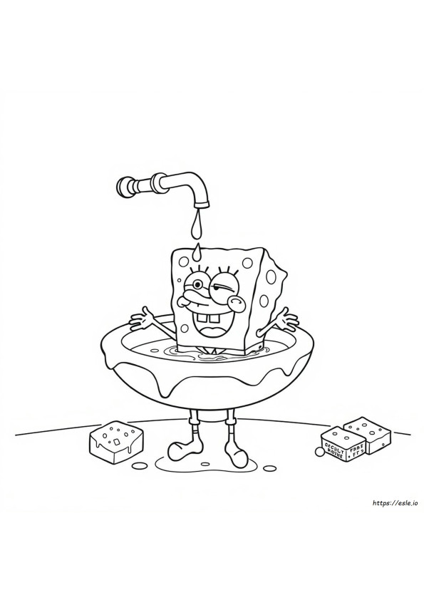 Gambar Mewarnai Bak Cuci
