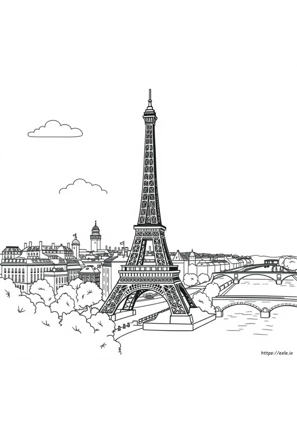 フランスの塗り絵