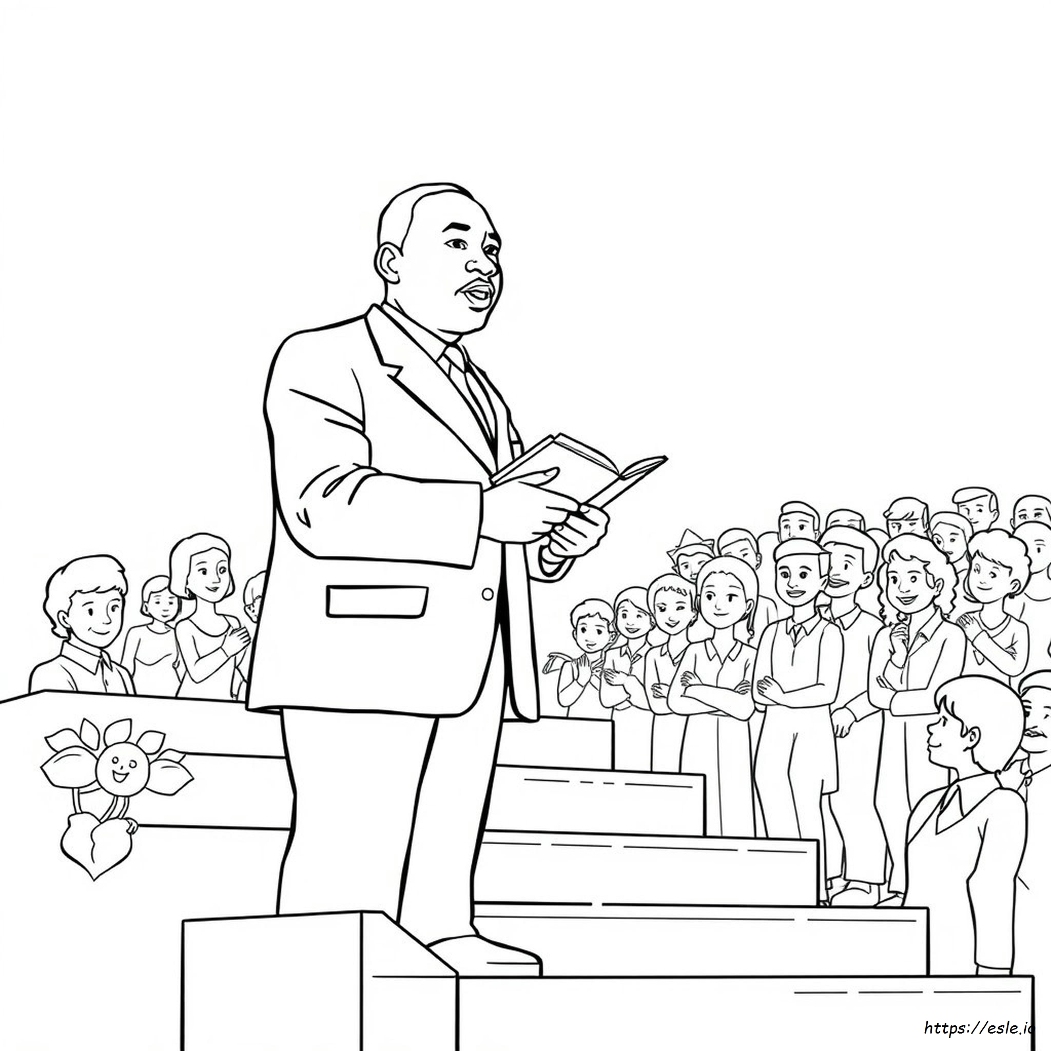 Coloring Pictures Of Martin Luther King