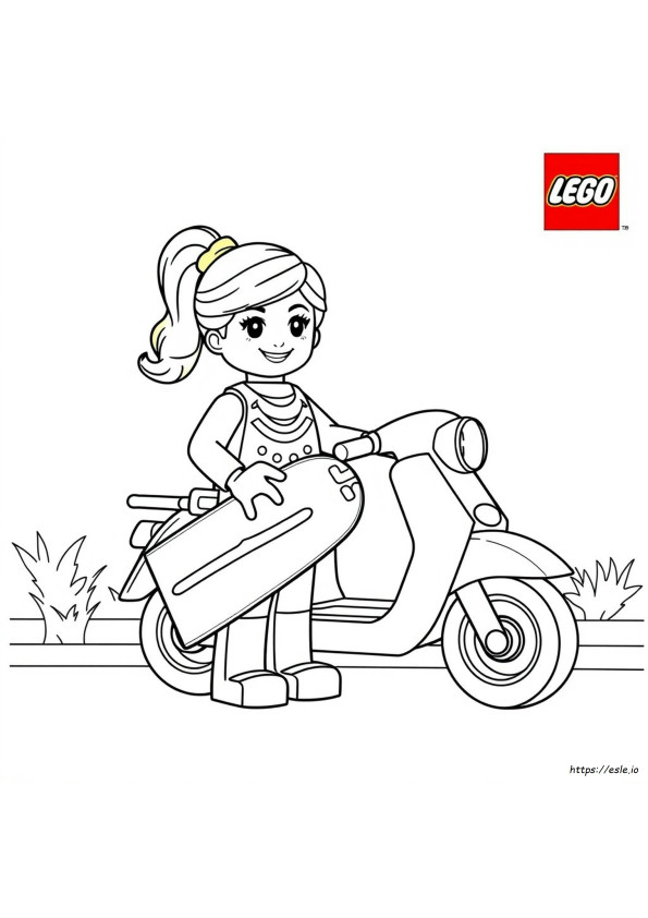 Lego Friends Mia Planșe De Colorat