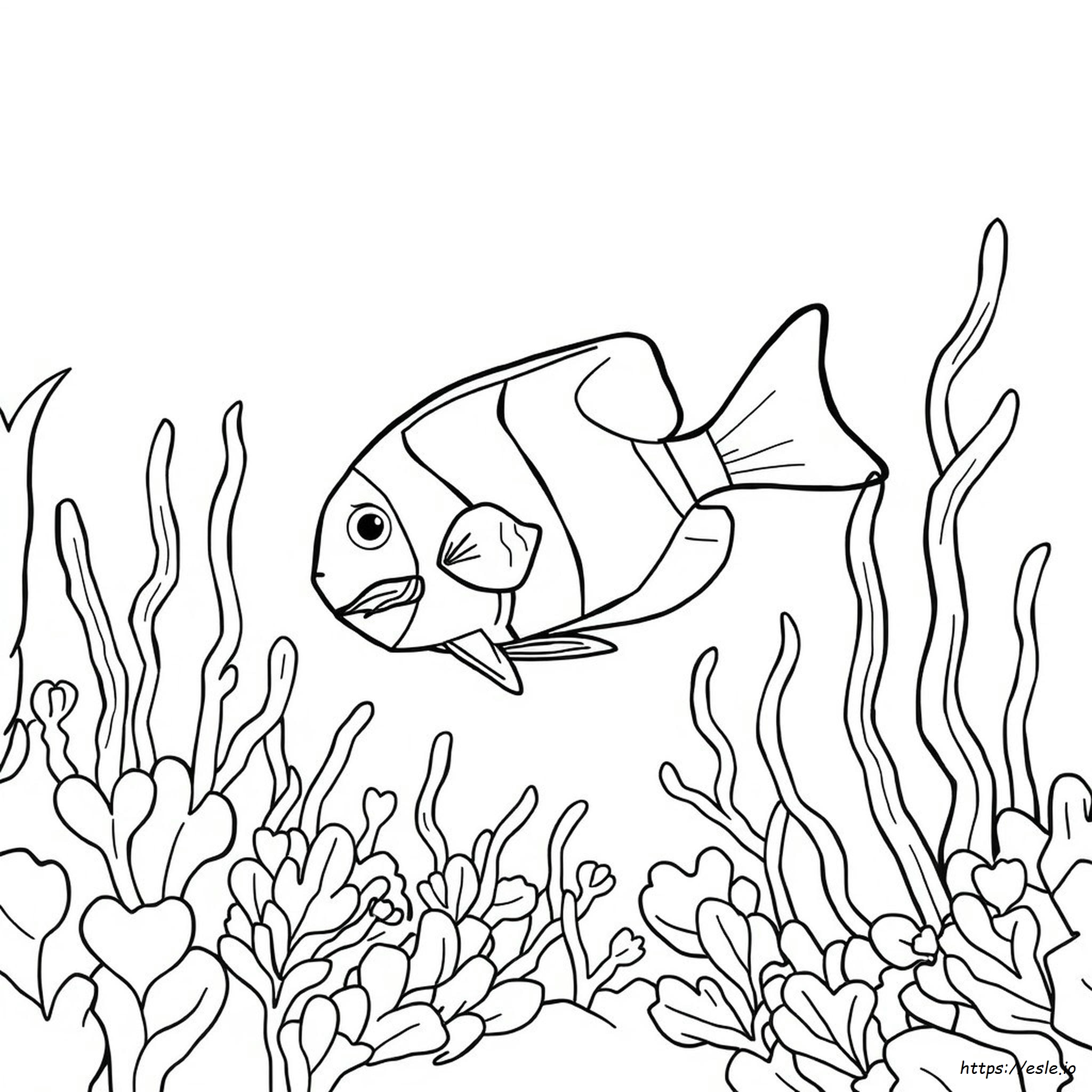 Butterfly Fish Coloring Page