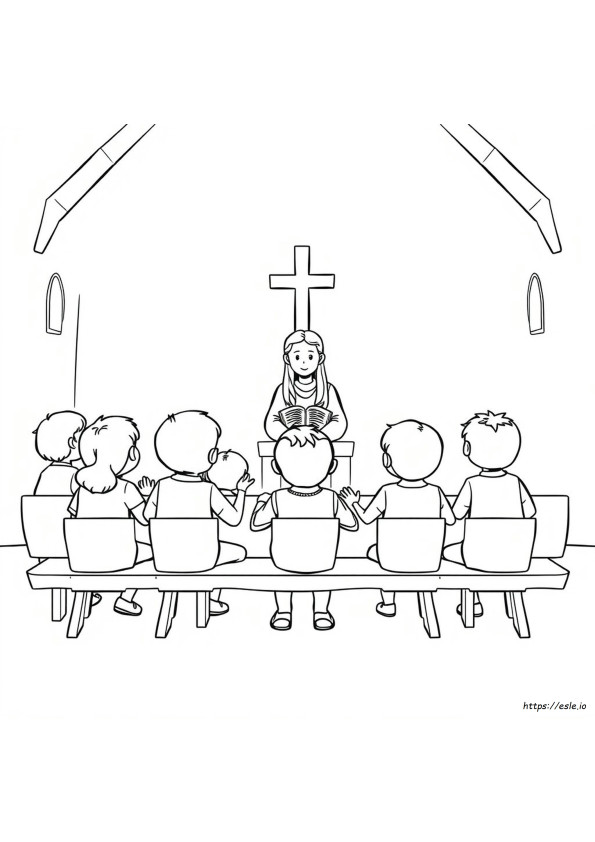 Coloring Pages For Sunday School