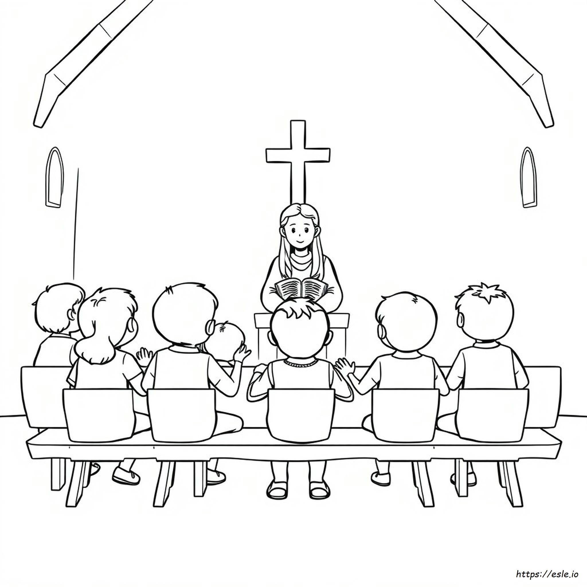 Coloriages Pour L'école Du Dimanche