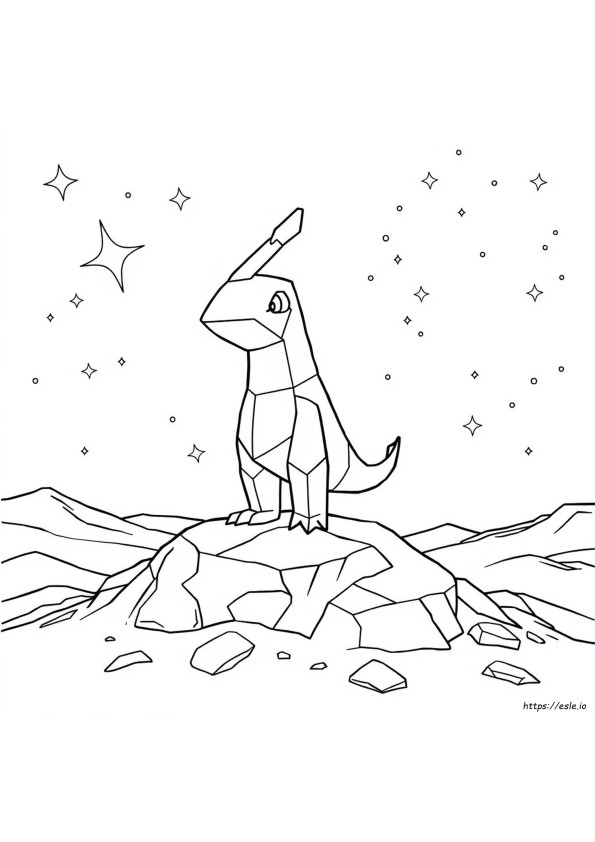 Porygon Coloring Page