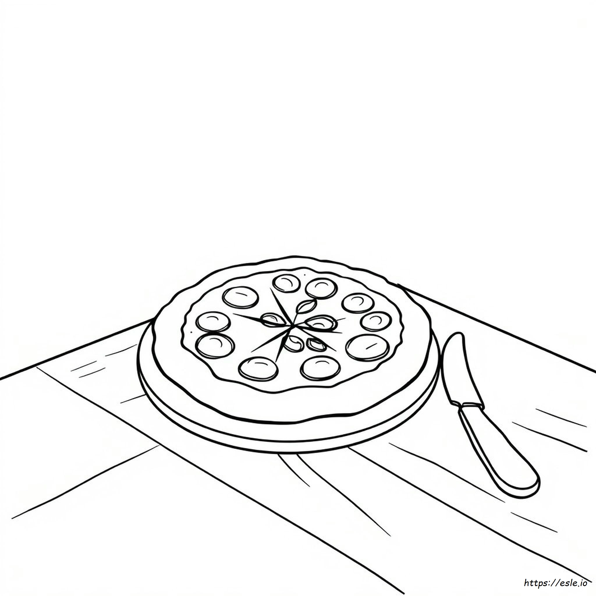 Pizza Coloring Images