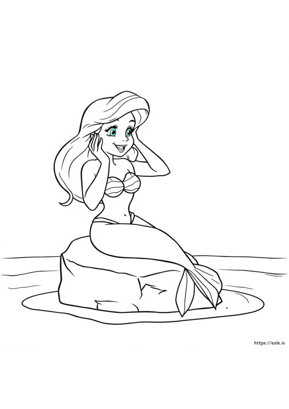 Einfache Arielle Ausmalbilder