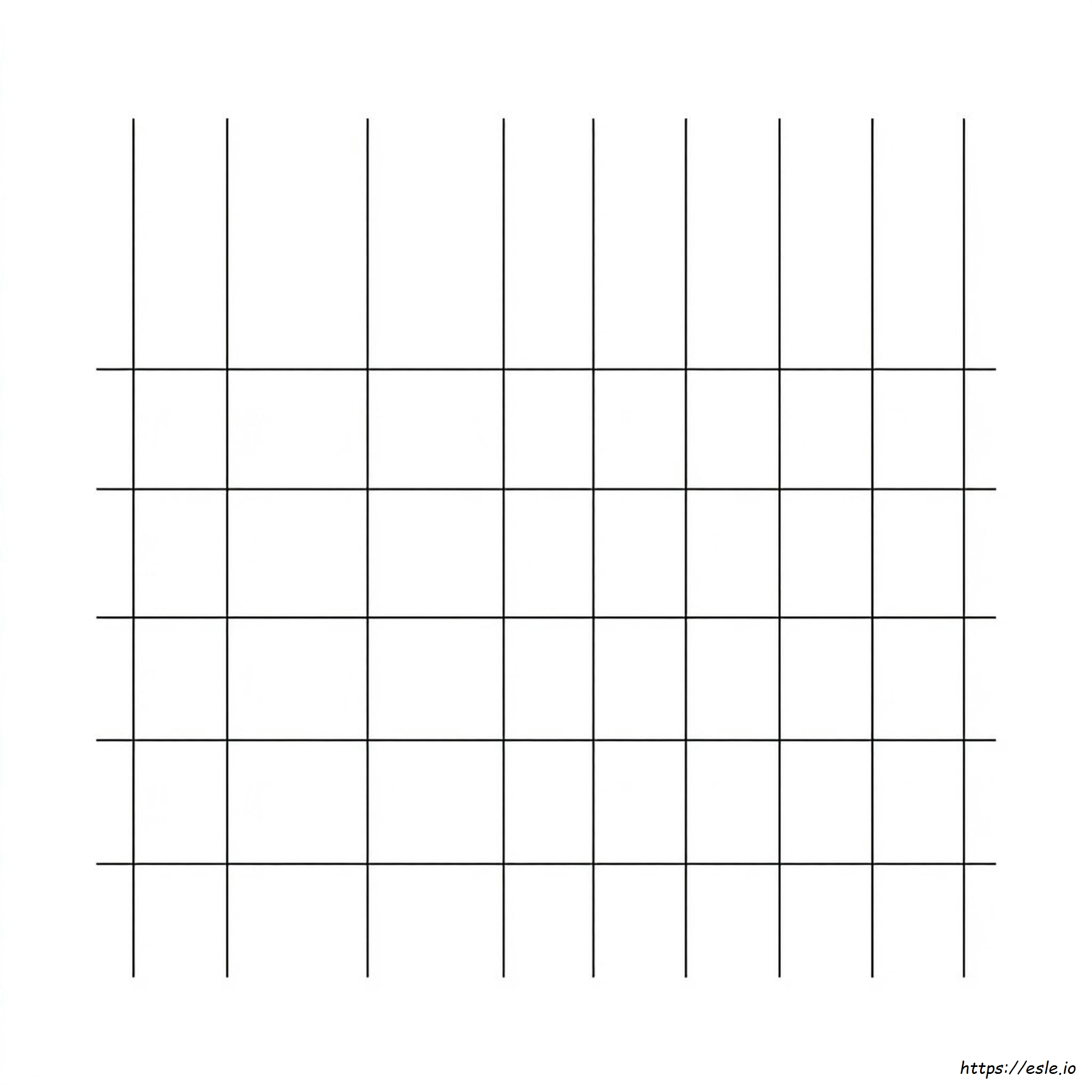 Coordinate Grid Coloring Pages Free