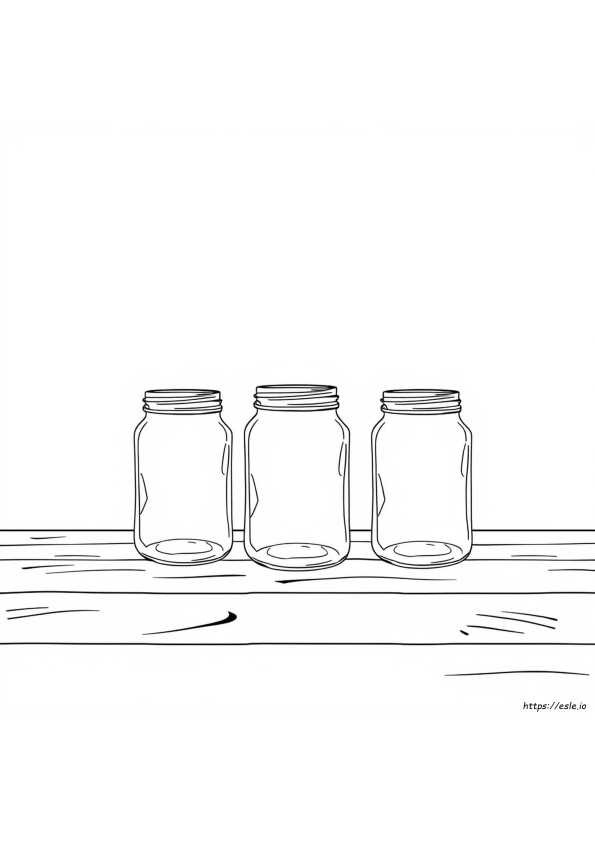 Coloriage Pot Vide