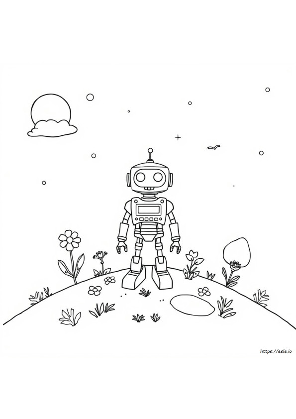 Robot Roz Boyama Sayfası