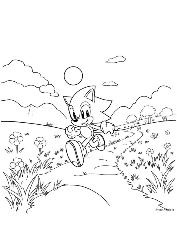 Shinic Sonic Coloring Pages
