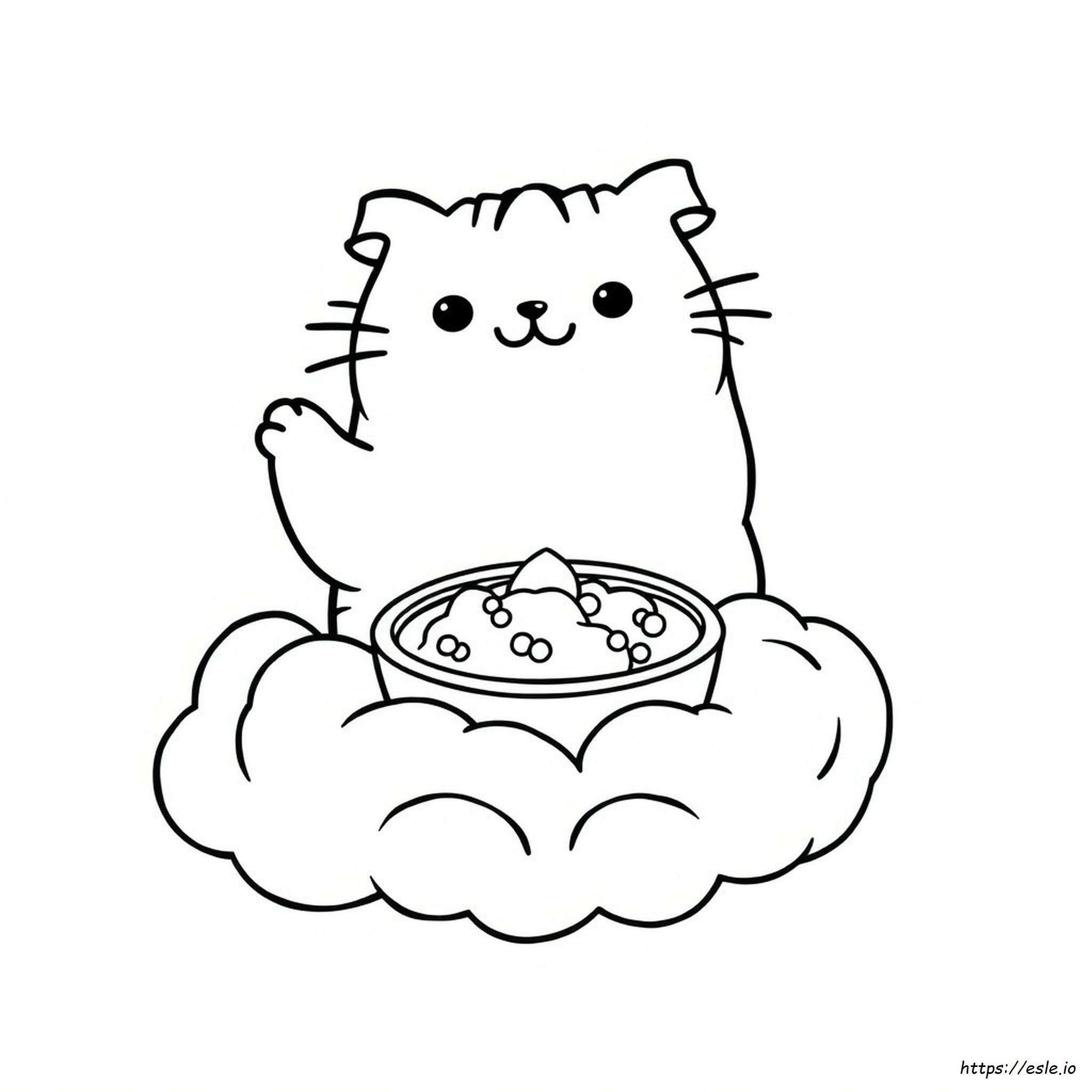 Kawaii Pusheen Ausmalbilder