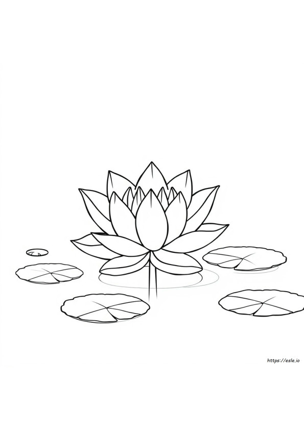 Coloriage À Imprimer Fleur De Lotus