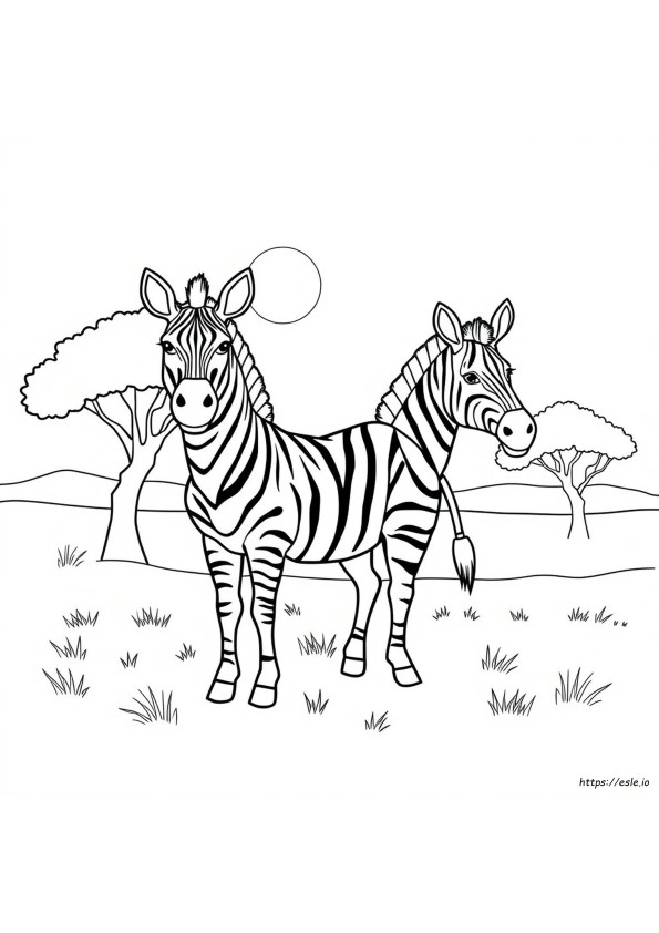 Z Is Voor Zebra Kleurplaat