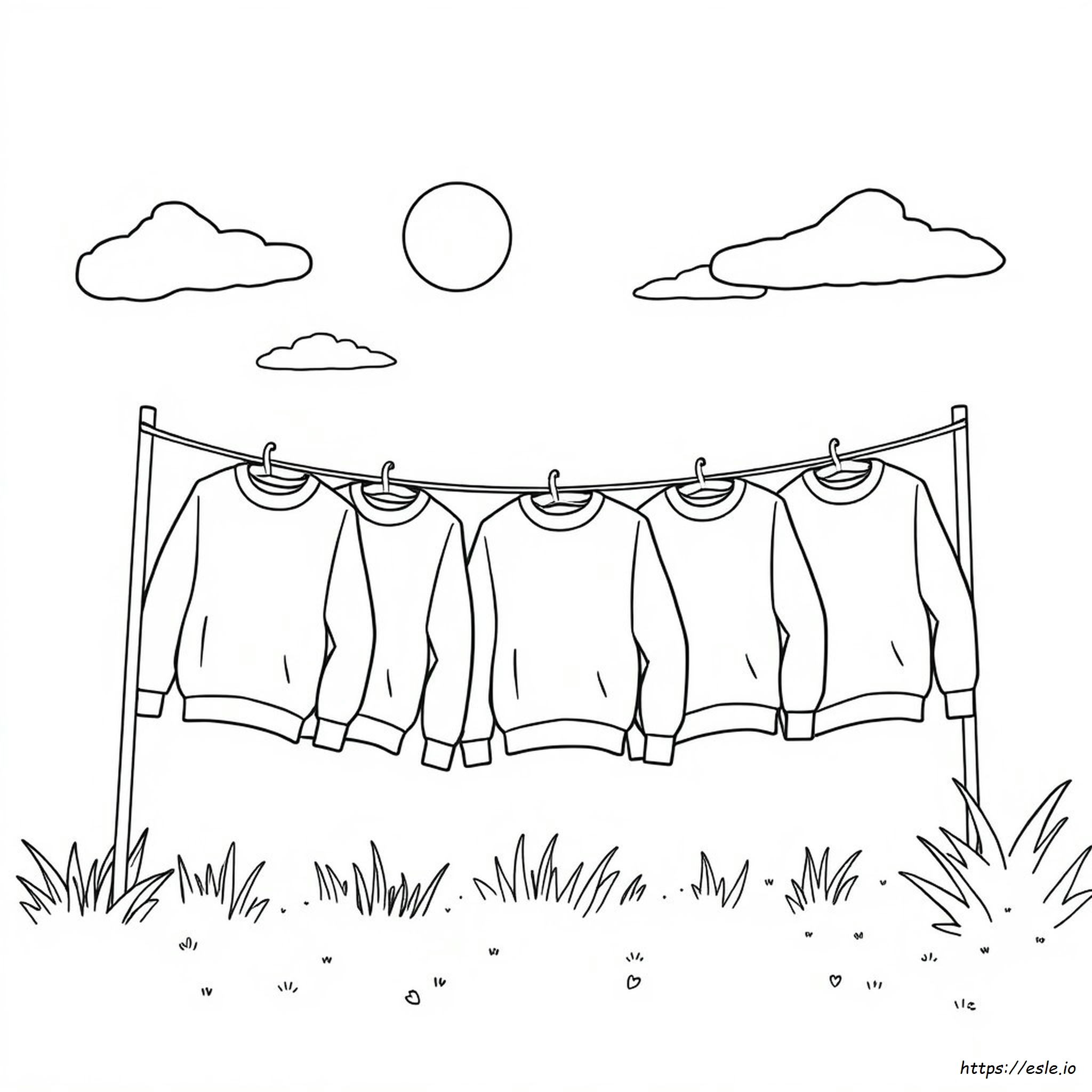 Sweatshirt Coloring Page