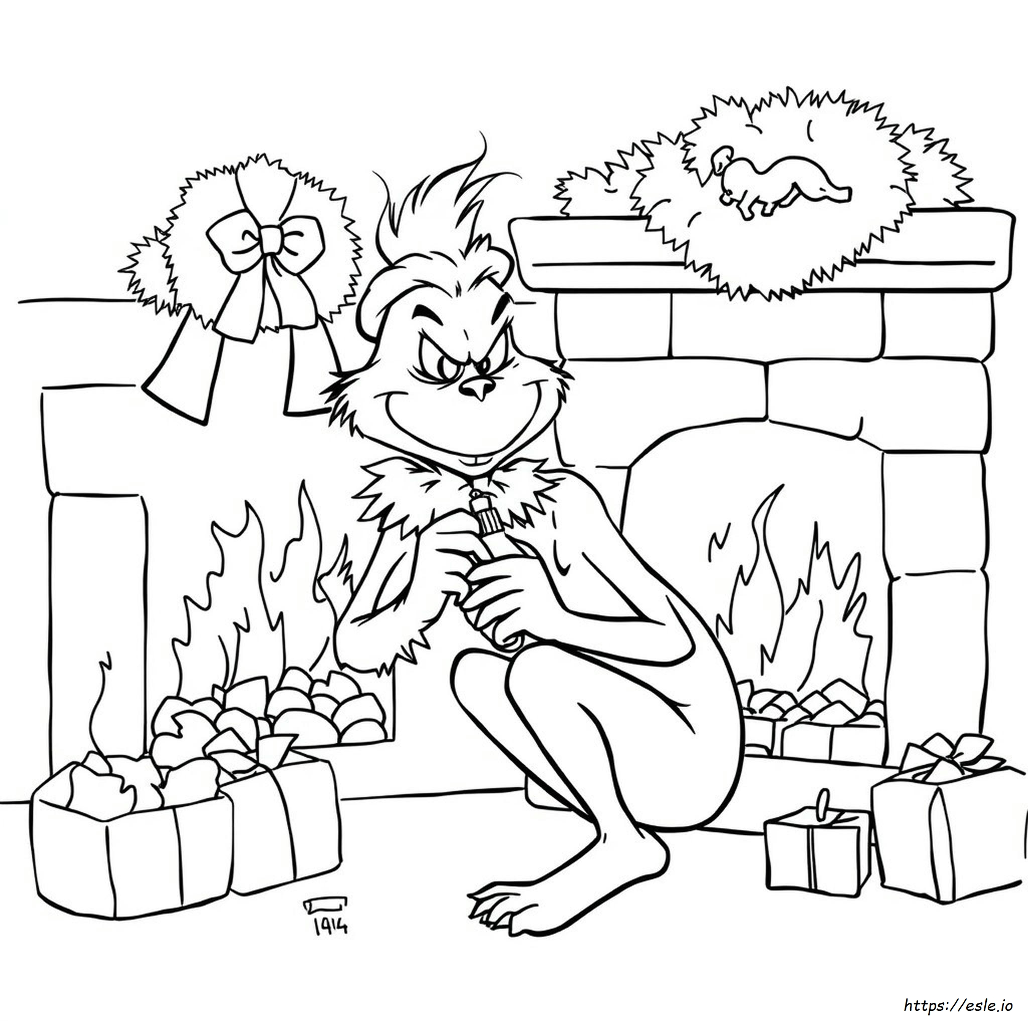Grinch Picture For Coloring