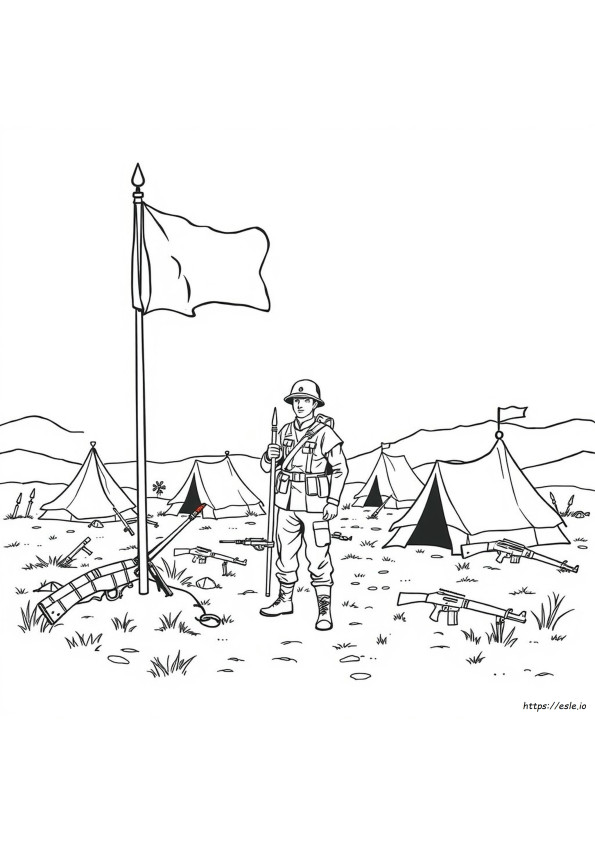 Desene De Colorat Cu Război