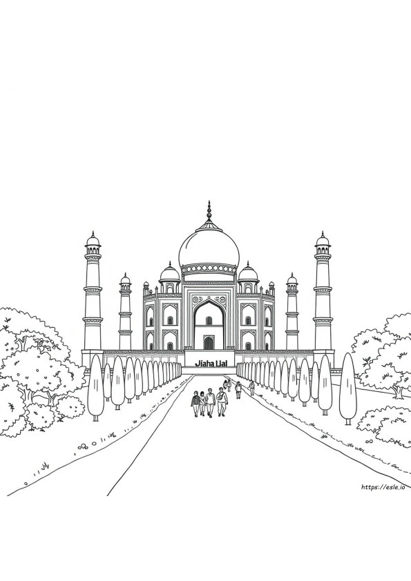 India Kleurplaat