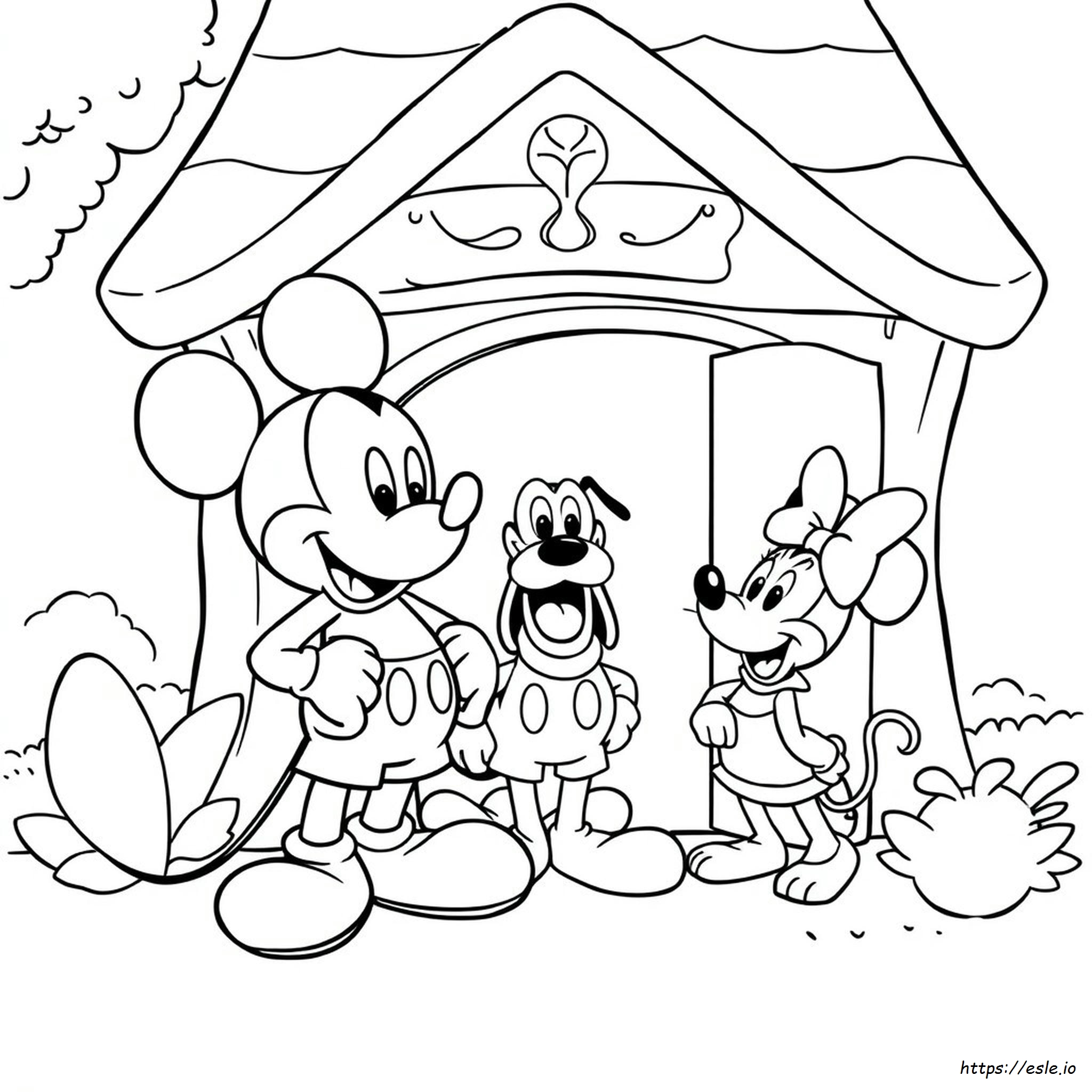 Mickey Mouse Clubhouse Coloring Pictures