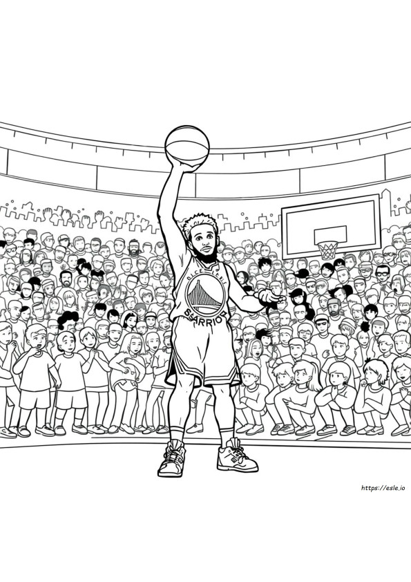 Steph Curry Coloring
