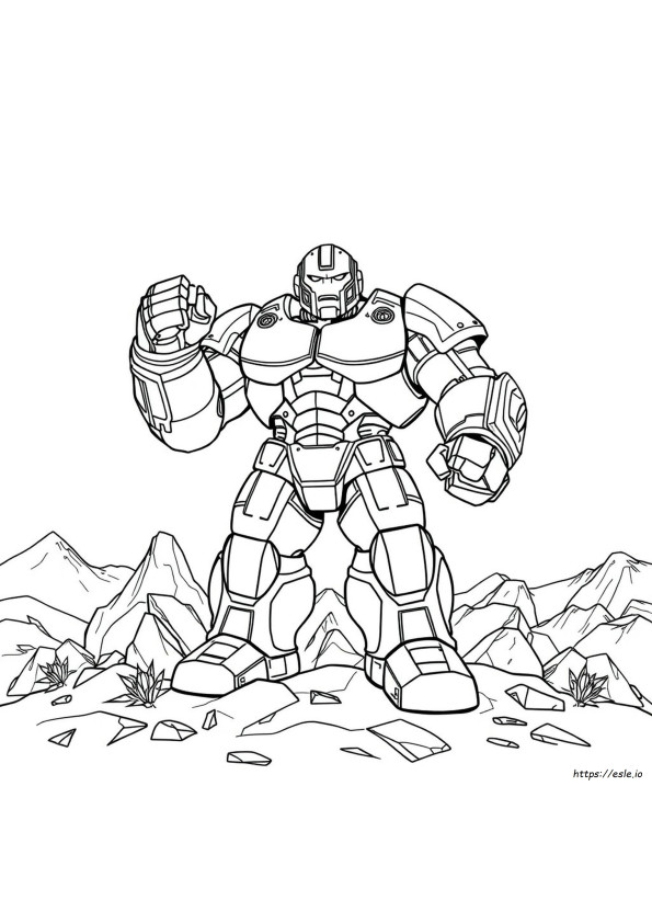 Hulkbuster De Colorat