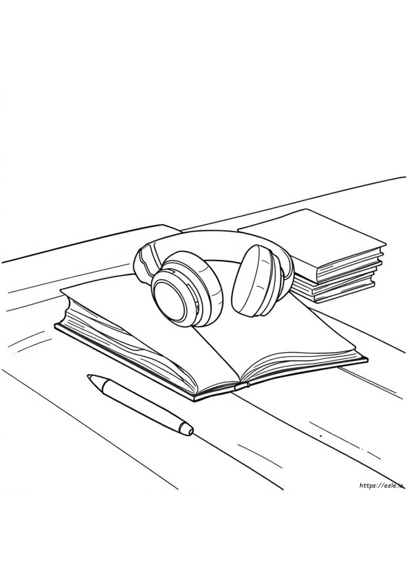 Gambar Mewarnai Headphone